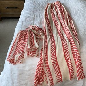 Wide leg & crop top set - Small